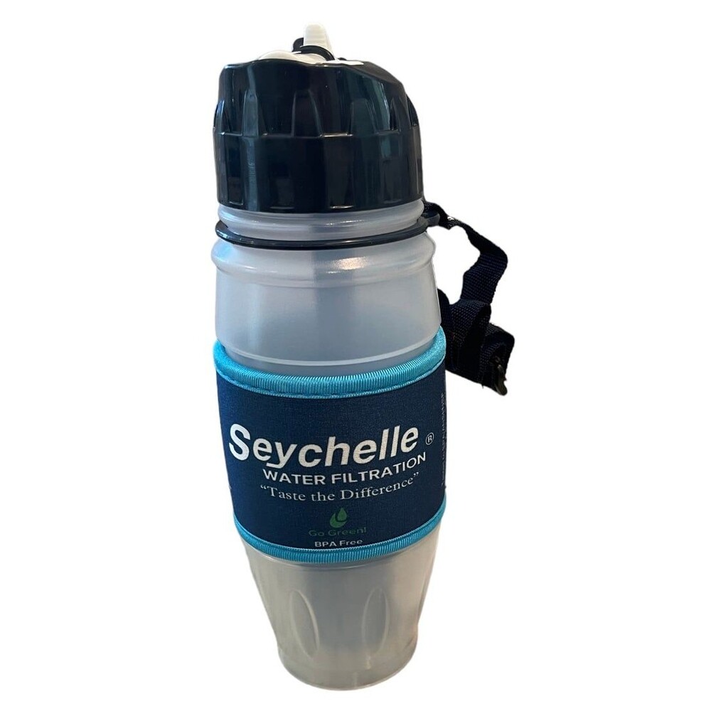 Seychelle Advanced Water Filtration Ionic Micron Filter BPA Free 24 Oz Bottle